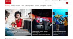 Desktop Screenshot of events.barco.com