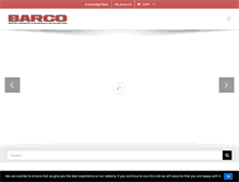 Tablet Screenshot of barco.ie