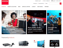 Tablet Screenshot of fimi.barco.com